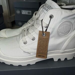 Palladium White High-Top Sneakers